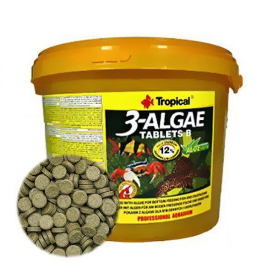 Tropical 3-Algae Tablets Kovadan Bölme Bitkisel 