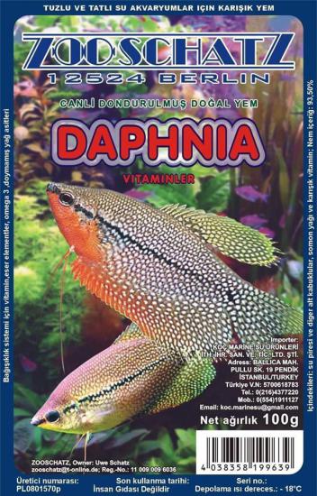Zoo-Schatz Daphnia 100gr 30 Küp
