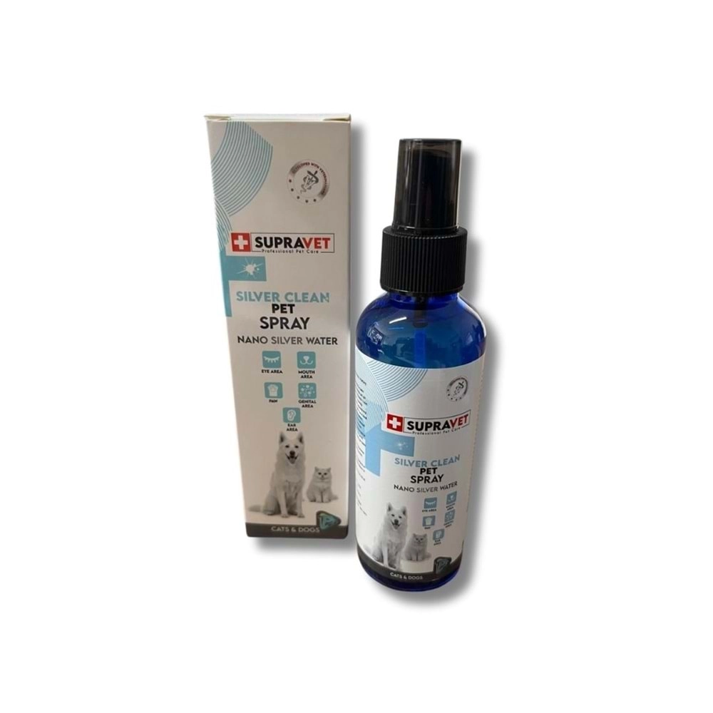 Supravet%20Sılver%20Clean%20Pet%20Spray%20150%20Ml
