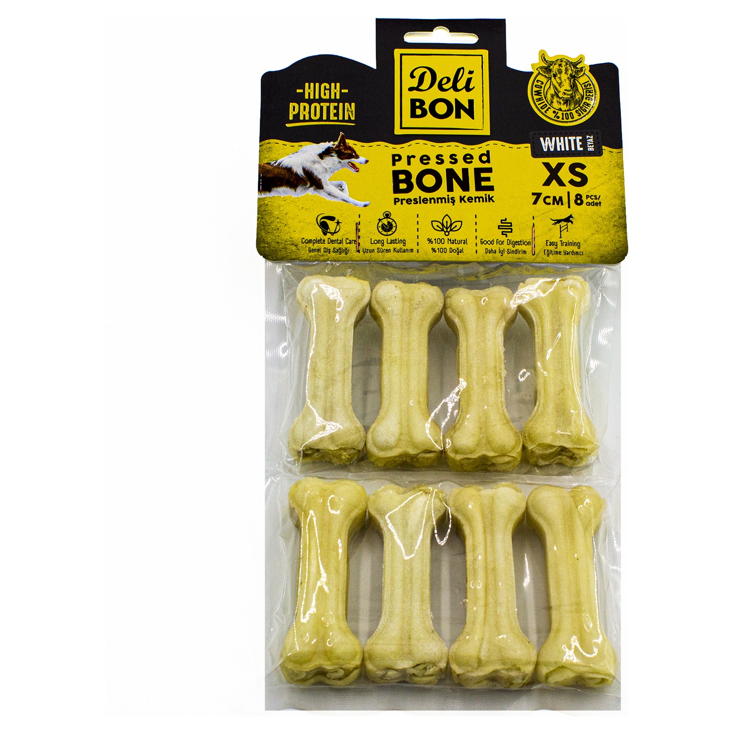 Delibon%20Pres%20Kemik%207%20cm%20XS%20Boy%208’li%20Paket%20Beyaz