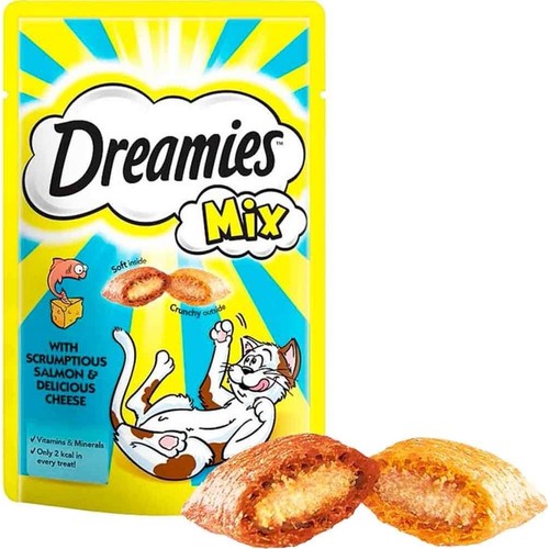 Dreamies%20Kedi%20Ödülü%20Mix%20Somonlu%20Peynirli%2060%20gr