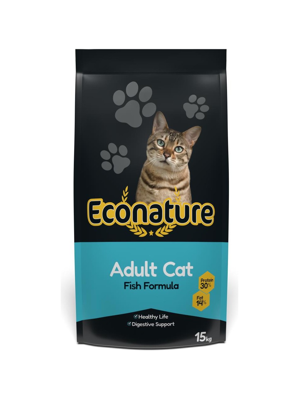 Econature%20Yetişkin%20Balıklı%20Kedi%20Maması%2015%20Kg