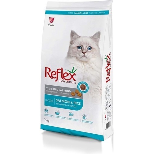 Reflex%20Kısırlaştırılmış%20Somonlu%20Pirinçli%20Kedi%20Maması%2015KG