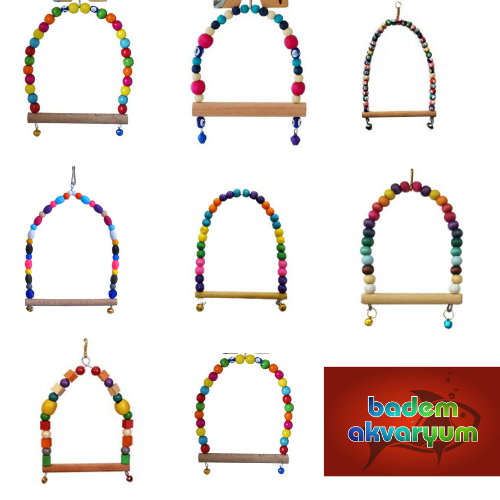 Boncuklu%20Zilli%20Kuş%20Salıncağı%20Boncuk%20Salıncak