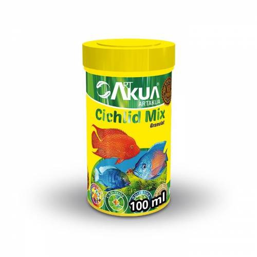 Artakua Cichlid Mix 100 ML 40 Gr Balık Yemi 1,7 MM