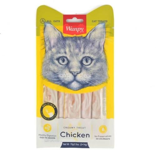 Wanpy%20Tavuklu%20Sindirim%20Destekleyici%20Likid%20Kedi%20Ödülü%205x14gr