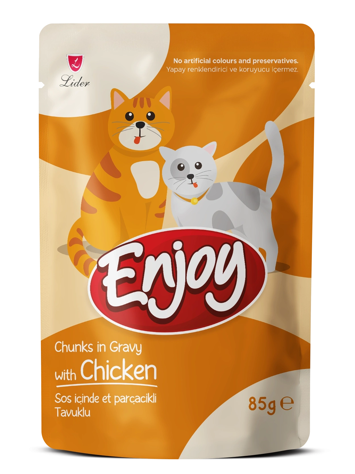 Enjoy%20Pouch%20Tavuklu%20Yaş%20Kedi%20Maması%2085%20Gr