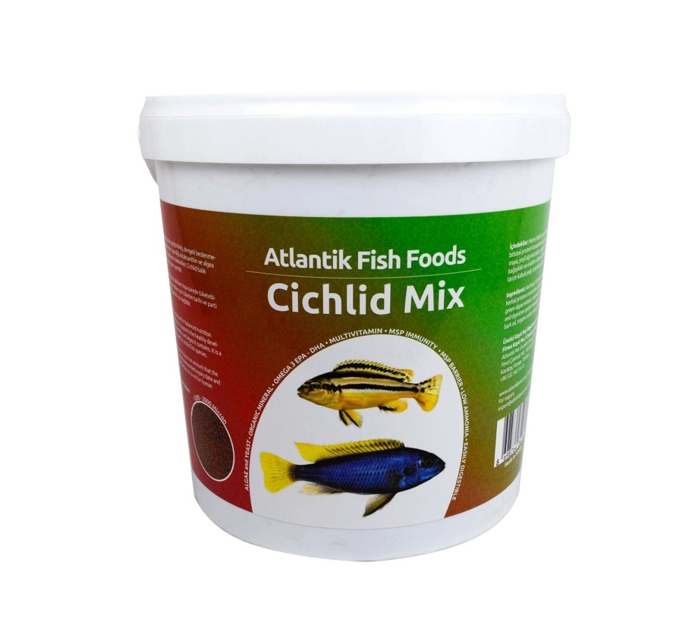 Atlantik%20Cıchlıd%20Mıx%20Granulat%203000%20Gr%20Kova%20Balık%20Yemi