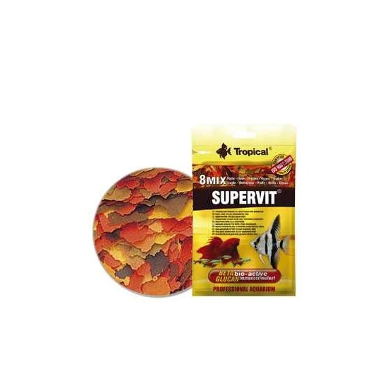 Tropical%20Süpervit%20Flakes%20Üniversal%20Pul%20Balık%20Yemi%2012gr
