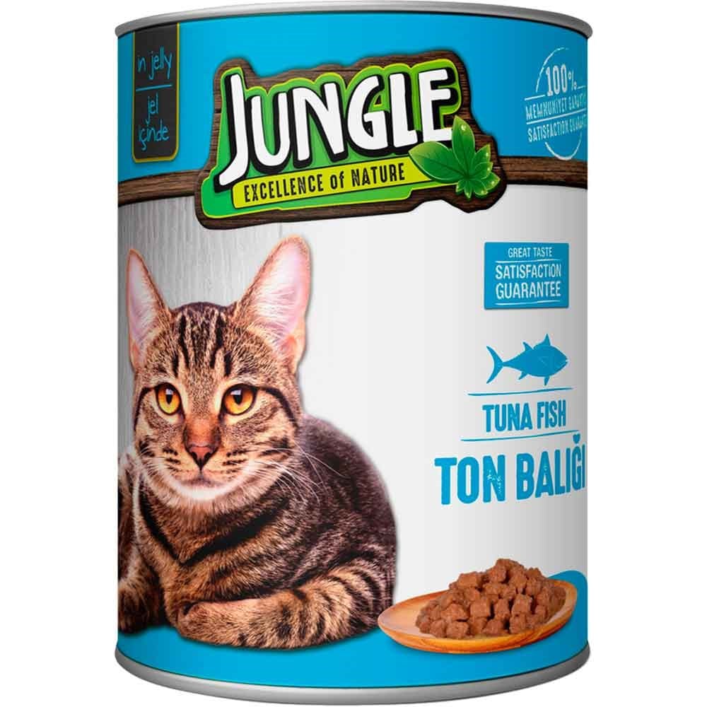 Jungle%20Ton%20Balıklı%20Kedi%20Konservesi%20415%20Gr