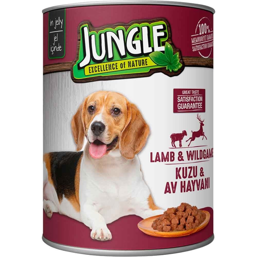 Jungle%20Köpek%20Kuzu%20Etli%20Konserve%20415%20Gr