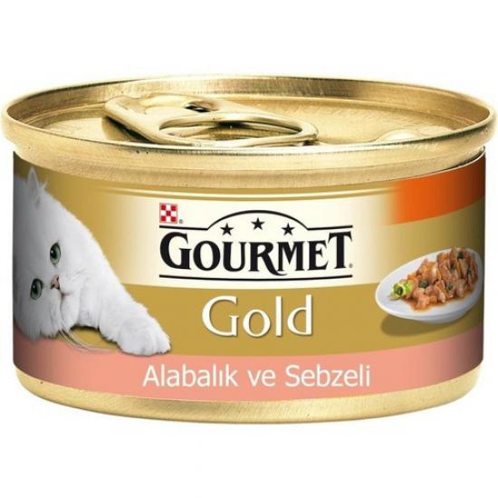 Gourmet Gold Parça Etli Soslu Alabalık Sebzeli Konserve 85 Gr