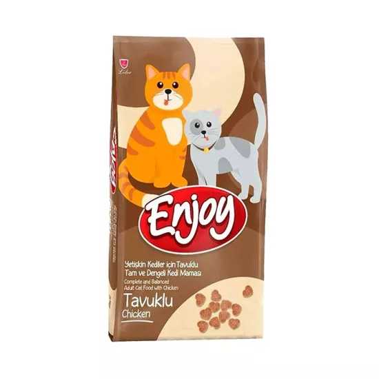 Enjoy Tavuklu Yetişkin Kedi Maması 15 Kg