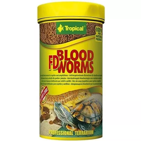 Tropical Fd Blood Worms 100 Ml / 7 Gr