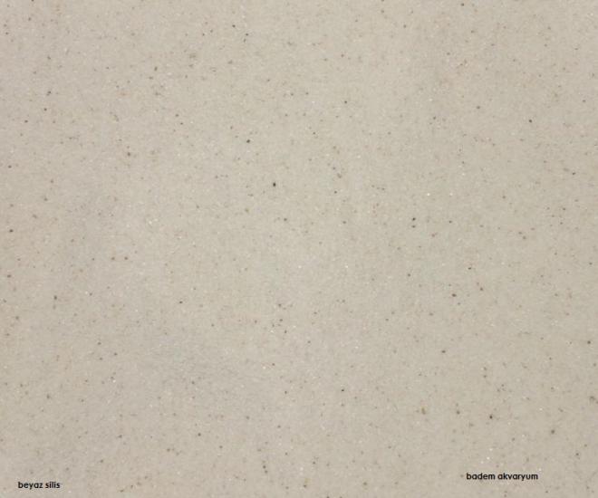 Akvaryum Beyaz Silis Kum 0,5 mm 5 kg Kalsiyum Karbonatlı Beyaz Kum