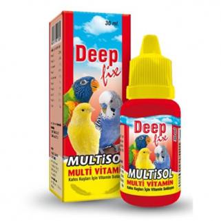 Deep Fix Multisol Kuş Multi Vitamini 30ml