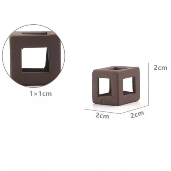 Karıdes Seramık Küp Kalın 2X2 Cm