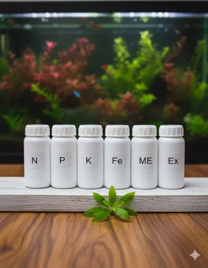 Akvaryum Sıvı Bitki Gübresi Seti 6’lı 