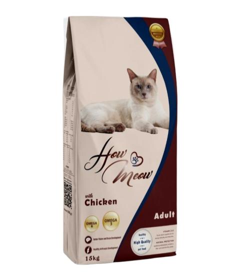 How Meow Tavuklu Yetıskın Kedı Maması 15 Kg