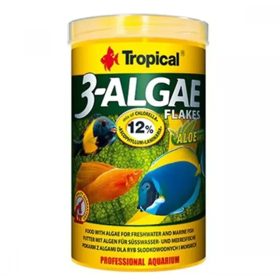 3 Algea Flakes 1000 Ml 200Gr