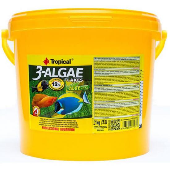Tropical 3-Algae Flake Pul Balık Yemi 100 Gr Açık