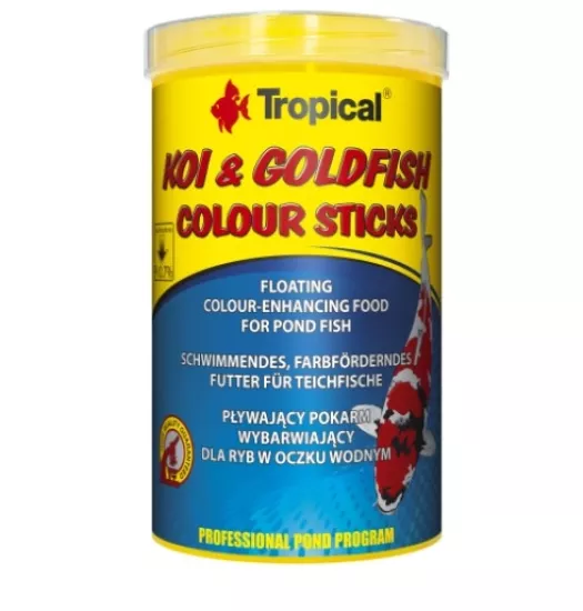Tropical Koı&Goldfısh Colour Stıcks Pusz. 1000Ml/80G