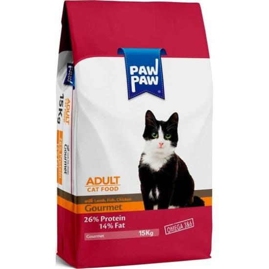 Paw Paw Gourme Kedı Maması 15 Kg