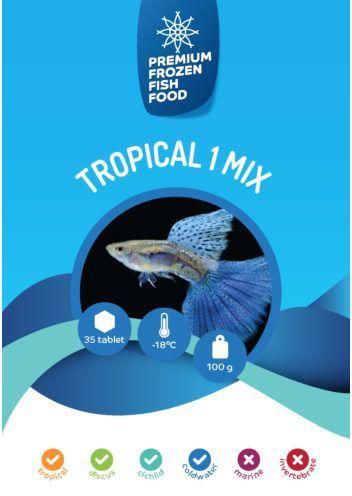 RDM Premium Frozen Fish Food Tropical 1 Mix 100gr 35adet