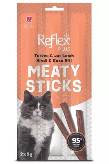 Reflex Plus Kedi Ödül Stick Hindi & Kuzulu 3x5 Gr