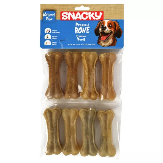 Snacky Nat Köpek Çiğneme Kemiği 7,5Cm 8Li 180Gr