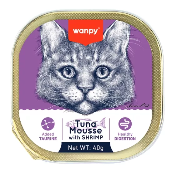 Wanpy Kedi 40 Gr Ton Balığı Karides