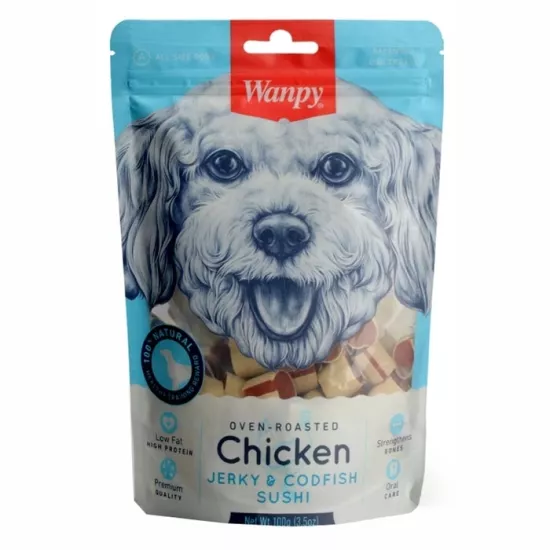 Wanpy Tavuklu&Morina Balıklı Köpek Ödülü 100 Gr